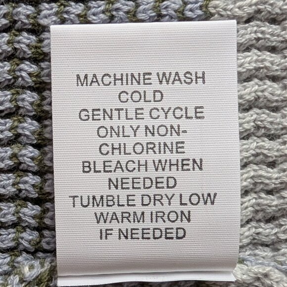 Market & Spruce Tawnee Cotton Blend Waffle Stitch Pullover in Light Blue - NWOT - Picture 8 of 9